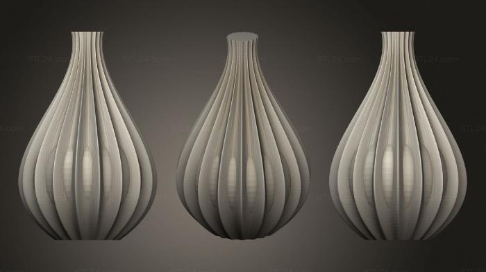 Vases (Vase 02, VZ_1238) 3D models for cnc